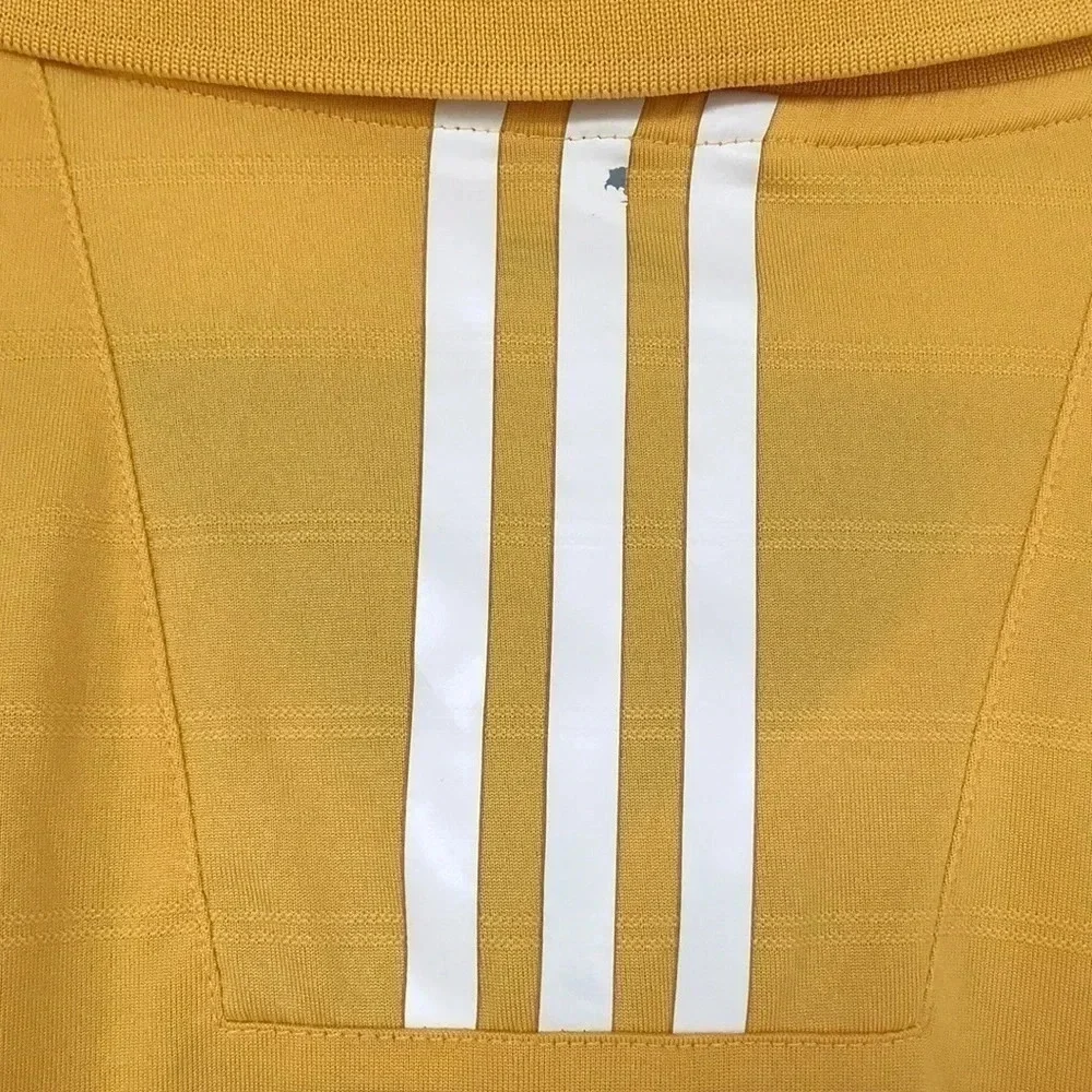 Baylor Adidas Yellow Polo Shirt